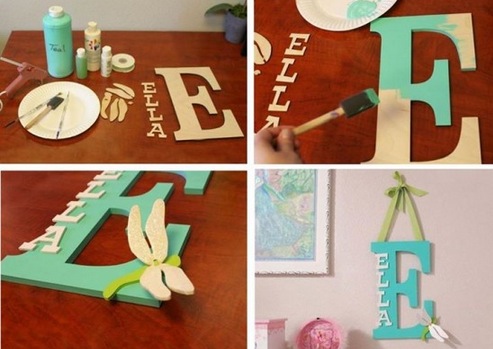 How To Make A Monogram For Kids' Room 1
