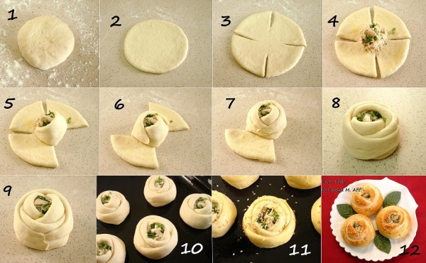 How to make delicious rose rolls 1