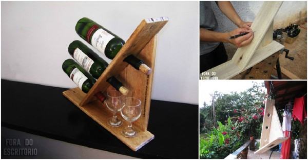 Pallet Wine Rack
