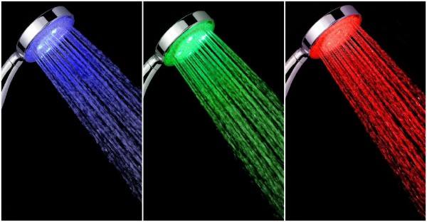 Rainbow Color Changing LED Shower Head