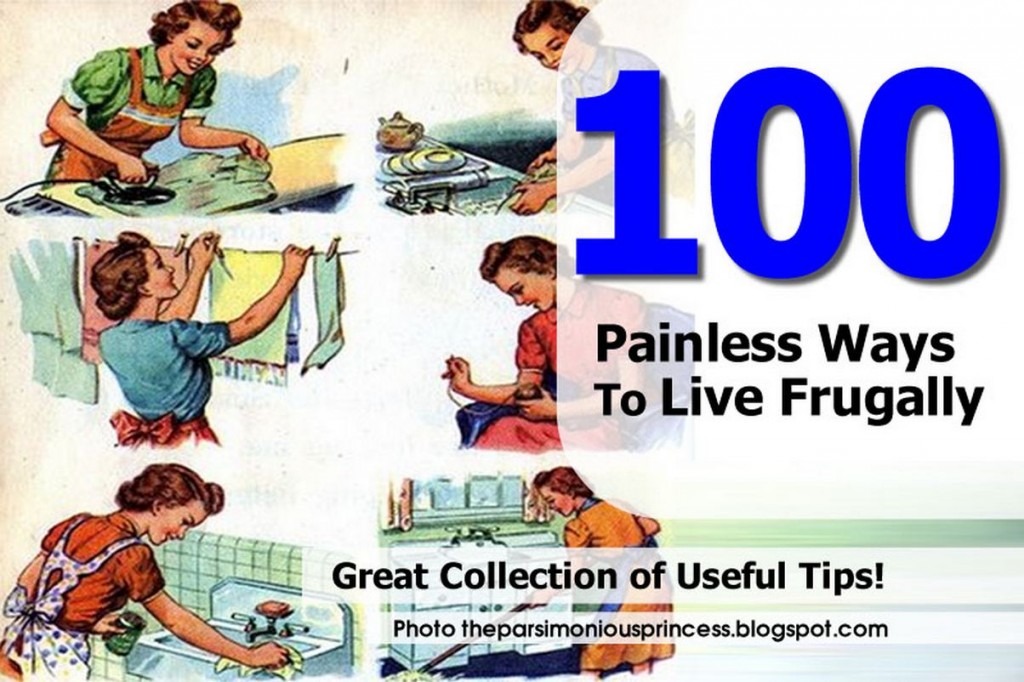 100 Painless Ways To Live Frugally