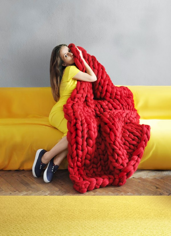 Super Chunky Knit Blanket 5