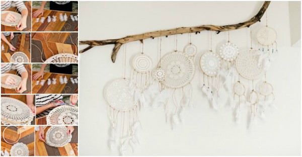 DIY Doily Dreamcatcher
