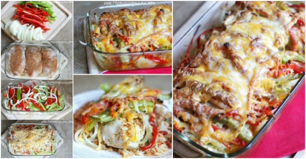Easy Fajita Chicken Bake Recipe