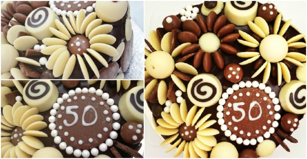 Flower Chocolate Cake