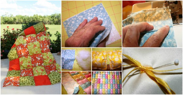 How To Make A Puff Quilt 1