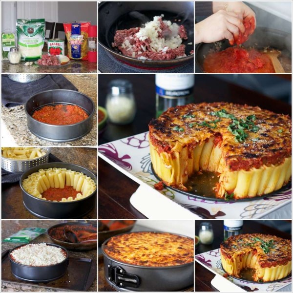 Rigatoni Pasta Pie Recipe 2