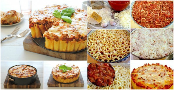 Rigatoni Pasta Pie Recipe