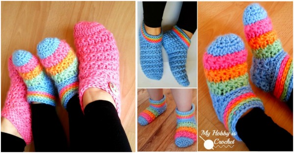 Starlight Toddler Slippers - Free Crochet Pattern with Tutorial 1
