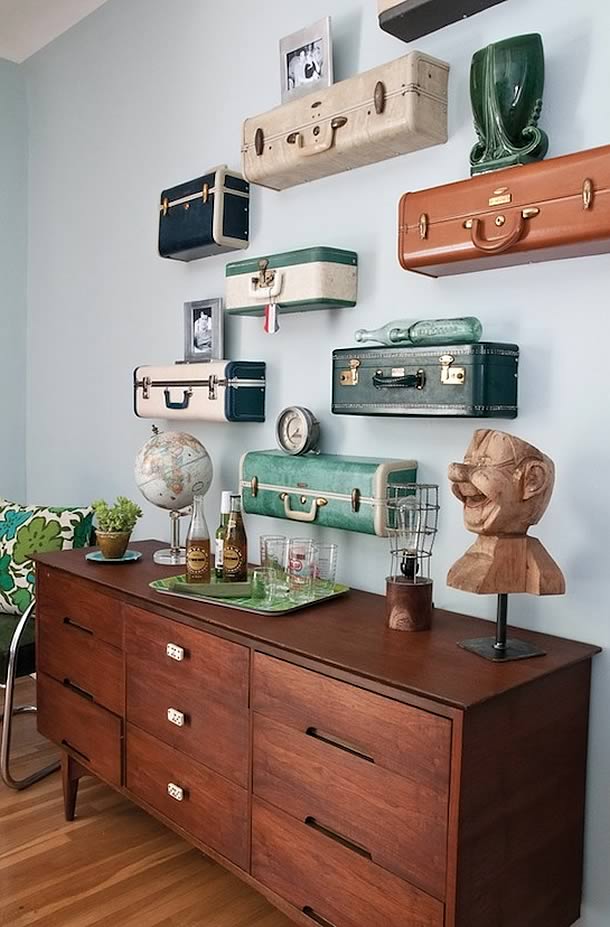 Creative Ways To Recycle Vintage Suitcases 6
