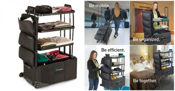 ShelfPack - Suitcase With Collapsible Shelves Built In