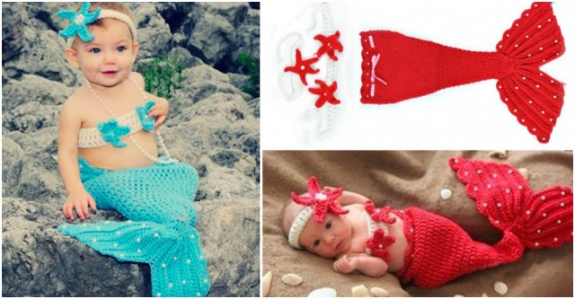 Baby Mermaid Costume 2
