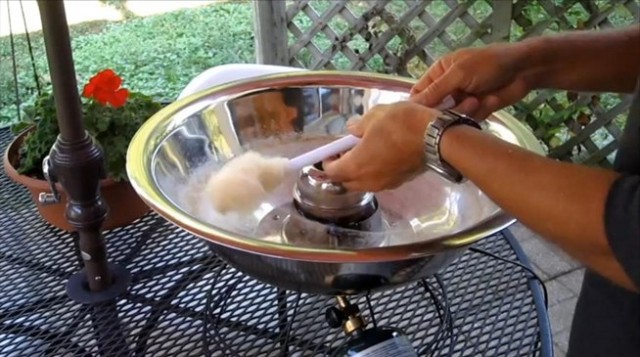 Homemade Cotton Candy Machine