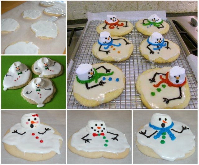 Melted Snowman Cookies 1
