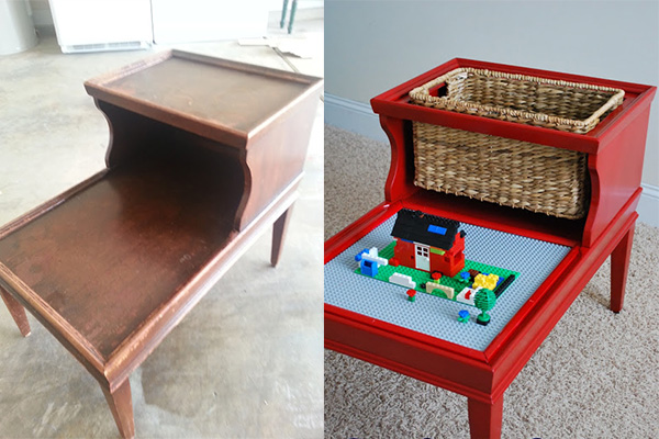 Recycled Lego Table