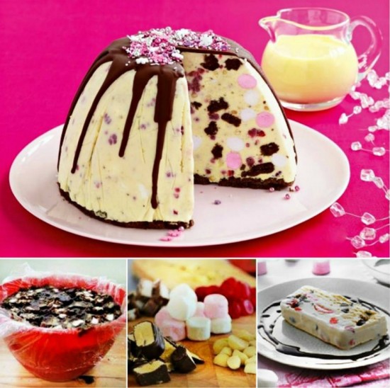 Rocky Road Ice Cream Pudding 1