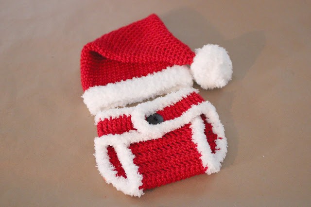 Santa Hat Diaper