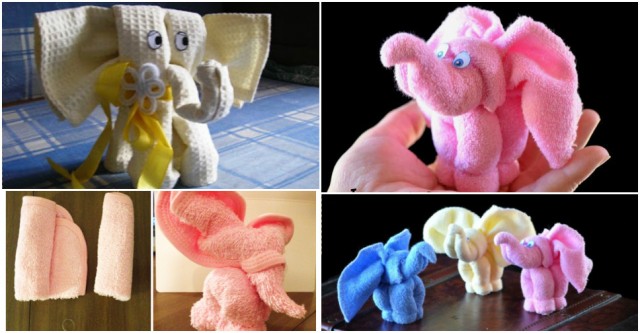 Towel Elephant Tutorial 1