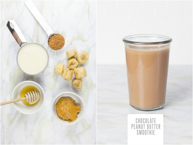 Chocolate Peanut Butter Smoothie