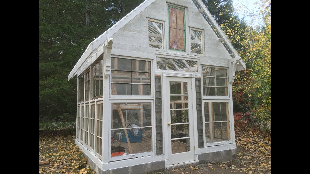 DIY Recycled Window Greenhouse – How To Instructions