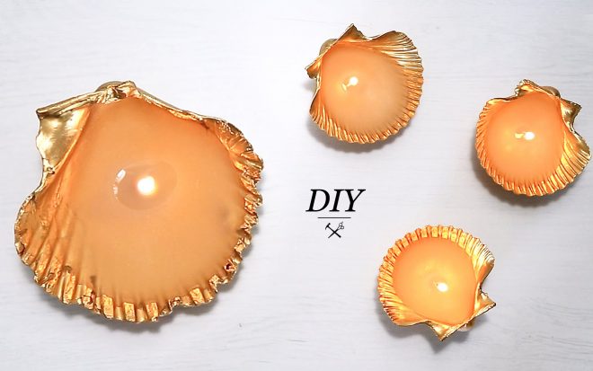 How To Make DIY Seashell Candles