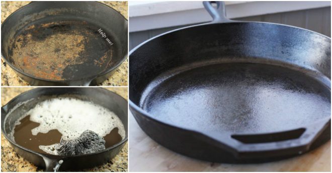 How To Clean A Cast Iron Skillet