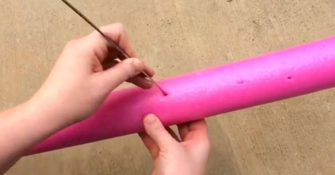 How To Make A Sprinkler From An Old Pool Noodle