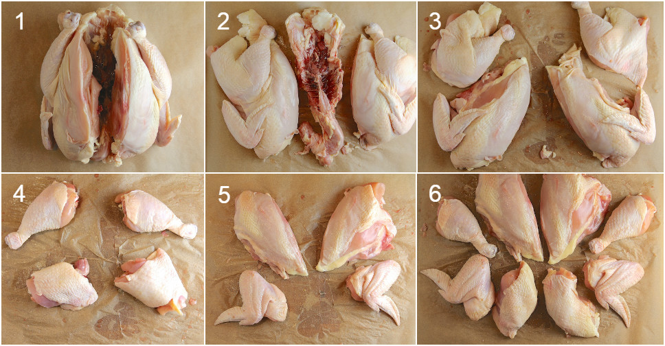 How To Cut A Whole Chicken How To Instructions
