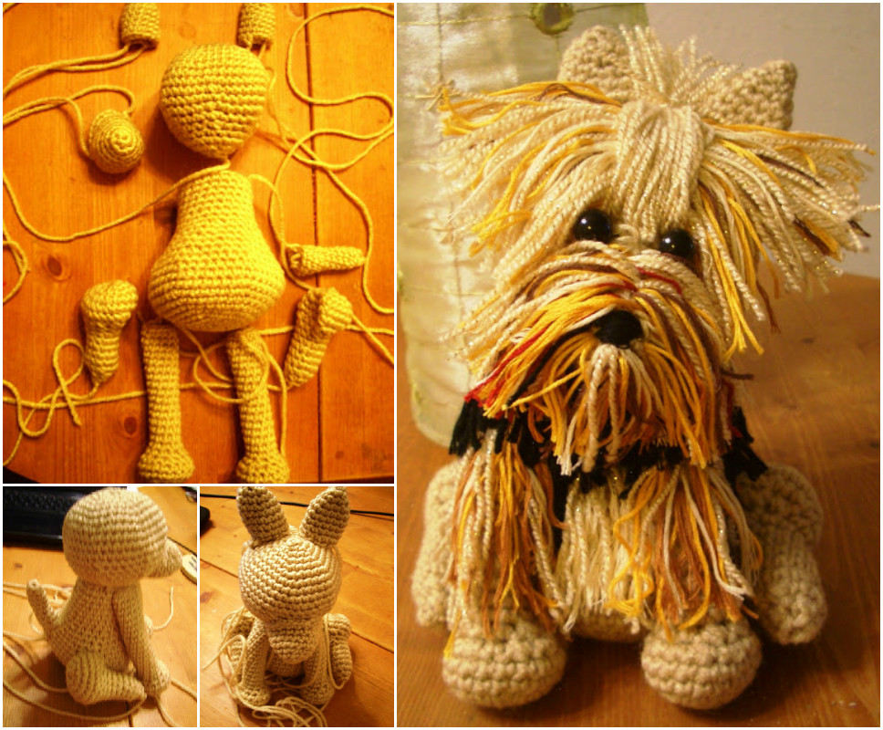Yorkie Dog Crochet Patterns How To Instructions