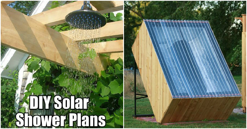DIY Solar Shower Plans How To Instructions