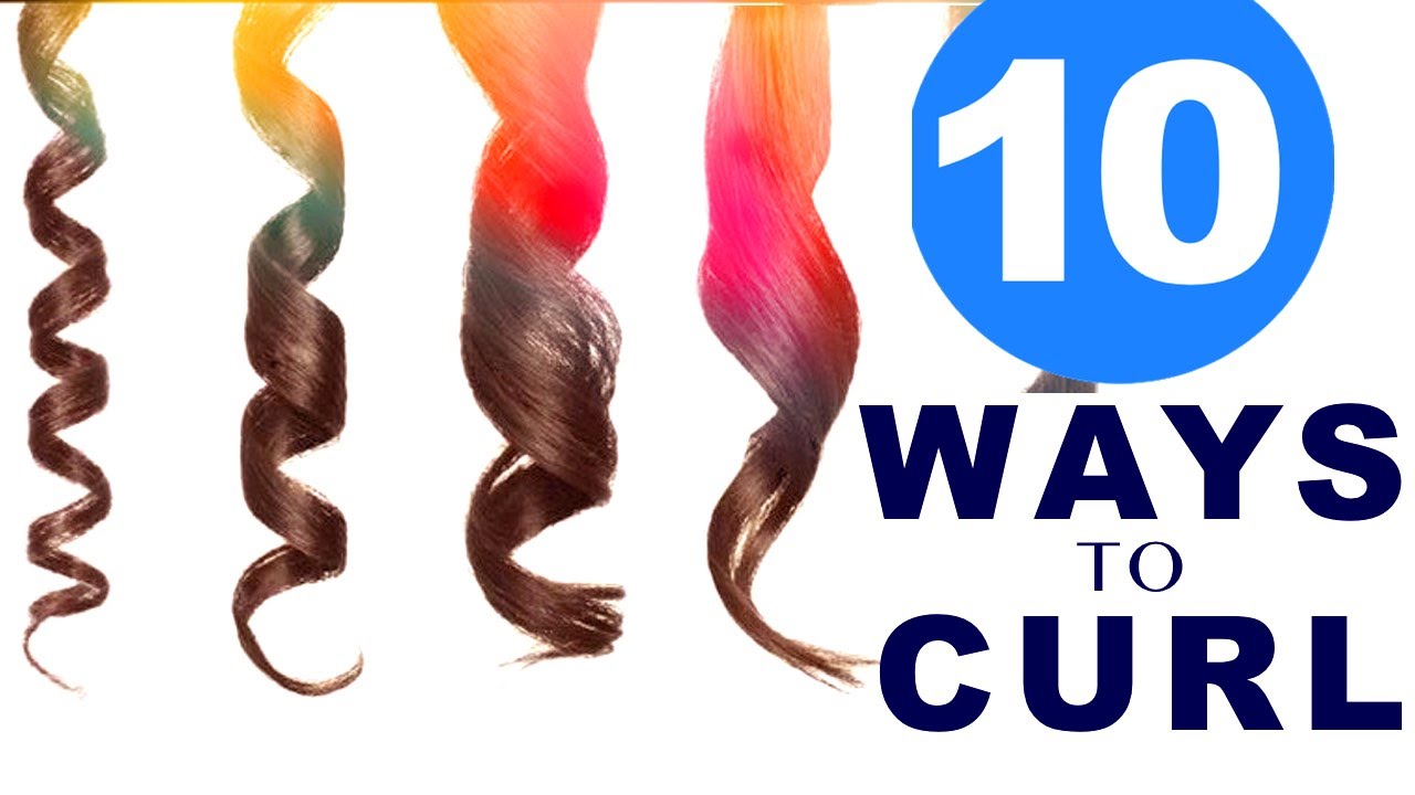 How To Curl Your Hair At Home With A Straightener