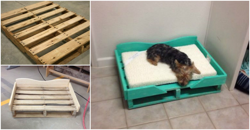 How To Make A DIY Pallet Dog Bed How To Instructions